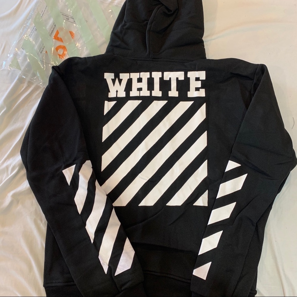 Off-White style hoodie